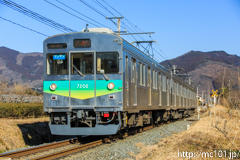 [秩父鉄道野上～長瀞間] 1517列車、7002F