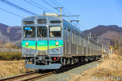 [秩父鉄道野上～長瀞間] 1521列車、7001F