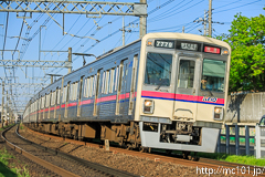 [京王線高幡不動～南平間] 0061列車特急、7000系7779F
