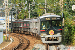 [神戸電鉄有馬線箕谷駅] 14004列車、6000系6001F