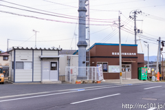 [大船渡線] そして、左の建物は、BRT開業時に陸前高田駅舎として使われていました。