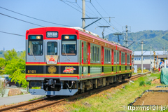 [上田電鉄別所線寺下～神畑間] 23列車、6000系6001F、さなだどりーむ号