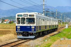 [上田電鉄別所線舞田～八木沢間] 33列車、1000系1004F、まるまどりーむ号mimaki
