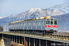 [長野電鉄柳原～村山間] 519列車、8500系T3編成