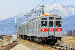 [長野電鉄柳原～村山間] 207列車、8500系T3編成