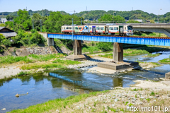 [上信電鉄上州福島～東富岡間] 32列車、7000形7001F