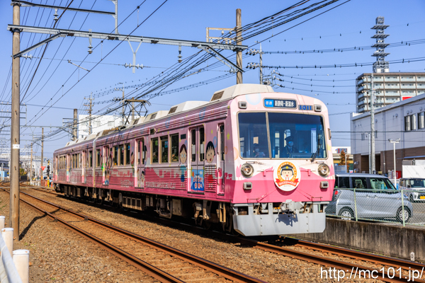 静岡鉄道静岡清水線 柚木～長沼間で撮影した静岡鉄道1000形1011を先頭とする列車(1011F)の写真