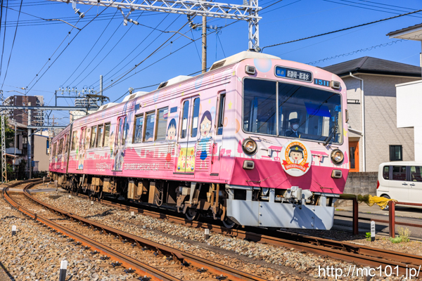 静岡鉄道静岡清水線 音羽町～春日町間で撮影した静岡鉄道1000形1511を先頭とする列車(1011F)の写真