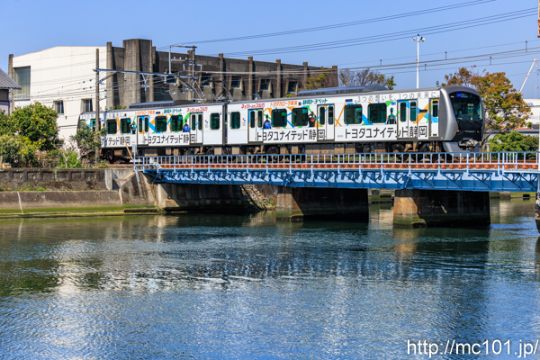 静岡鉄道静岡清水線 入江岡～新清水間で撮影した静岡鉄道A3000形A3510を先頭とする列車(A3010F)の写真