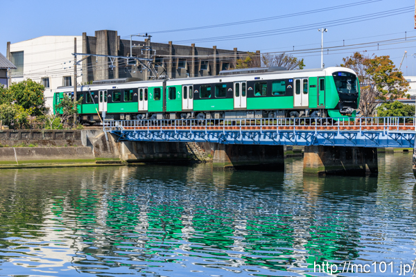 静岡鉄道静岡清水線 入江岡～新清水間で撮影した静岡鉄道A3000形A3503を先頭とする列車(A3003F)の写真