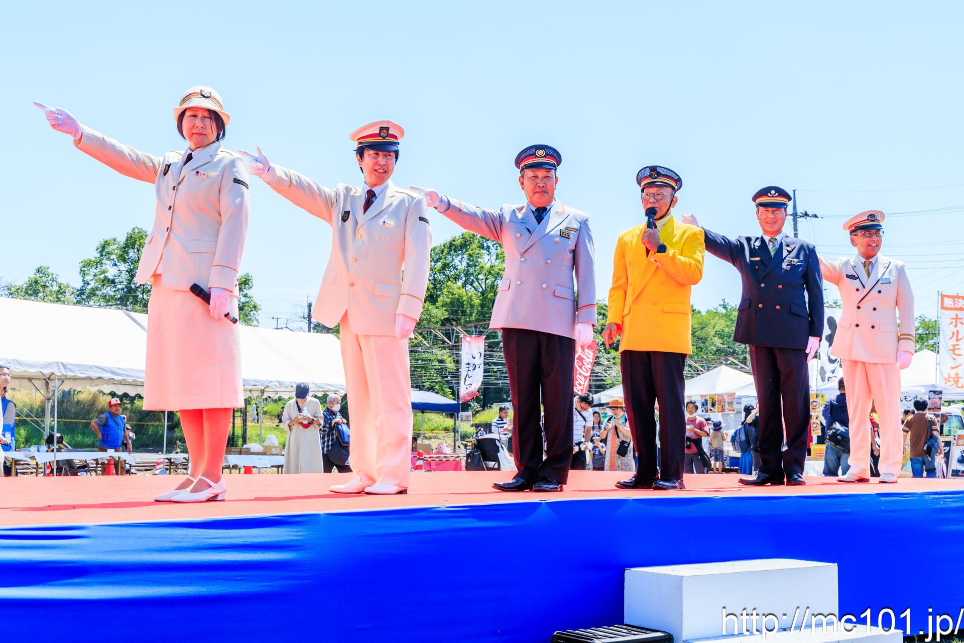 鉄道各社駅長撮影会