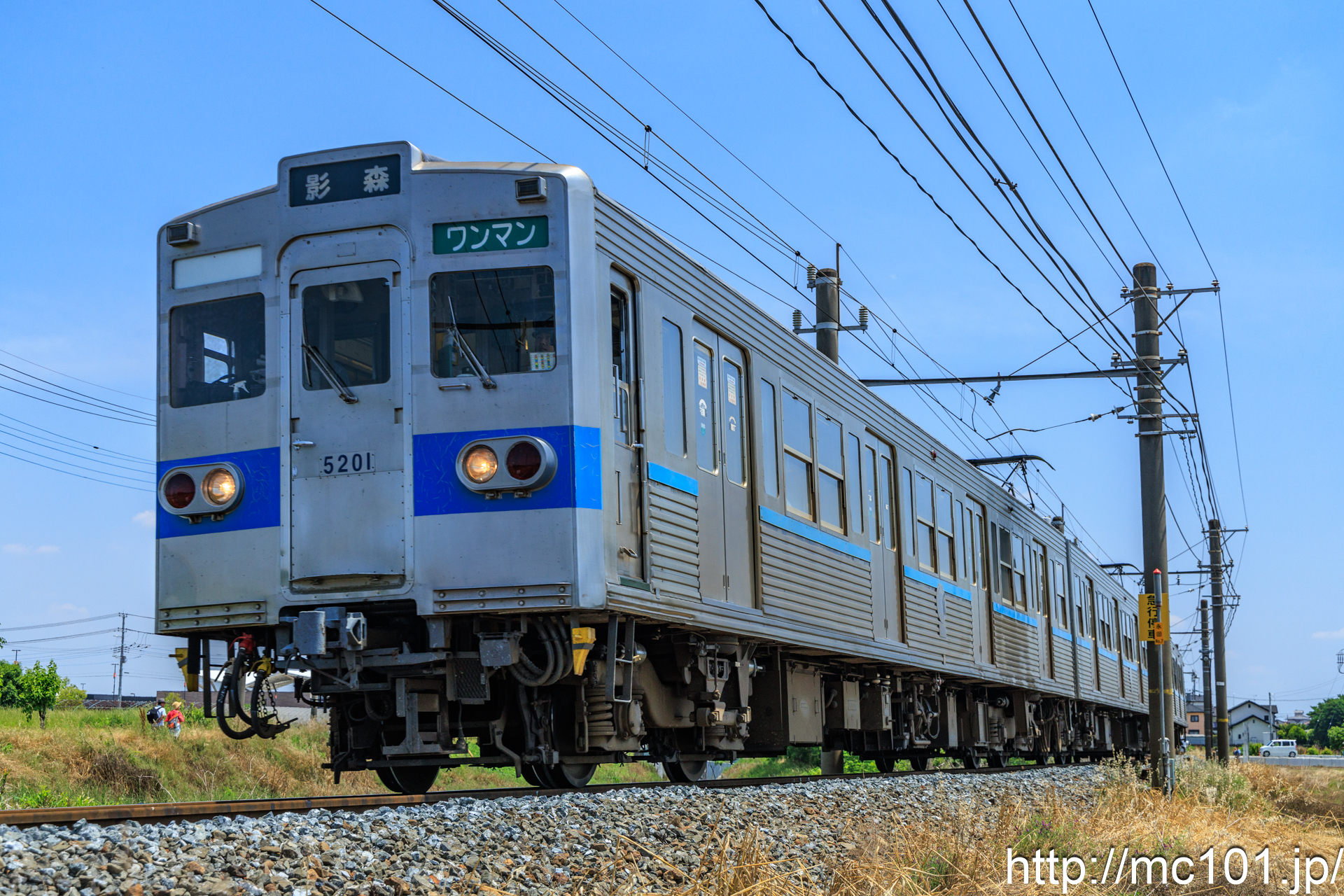 秩父鉄道秩父本線ふかや花園駅付近 で撮影した秩父鉄道5000系5201 他 の写真