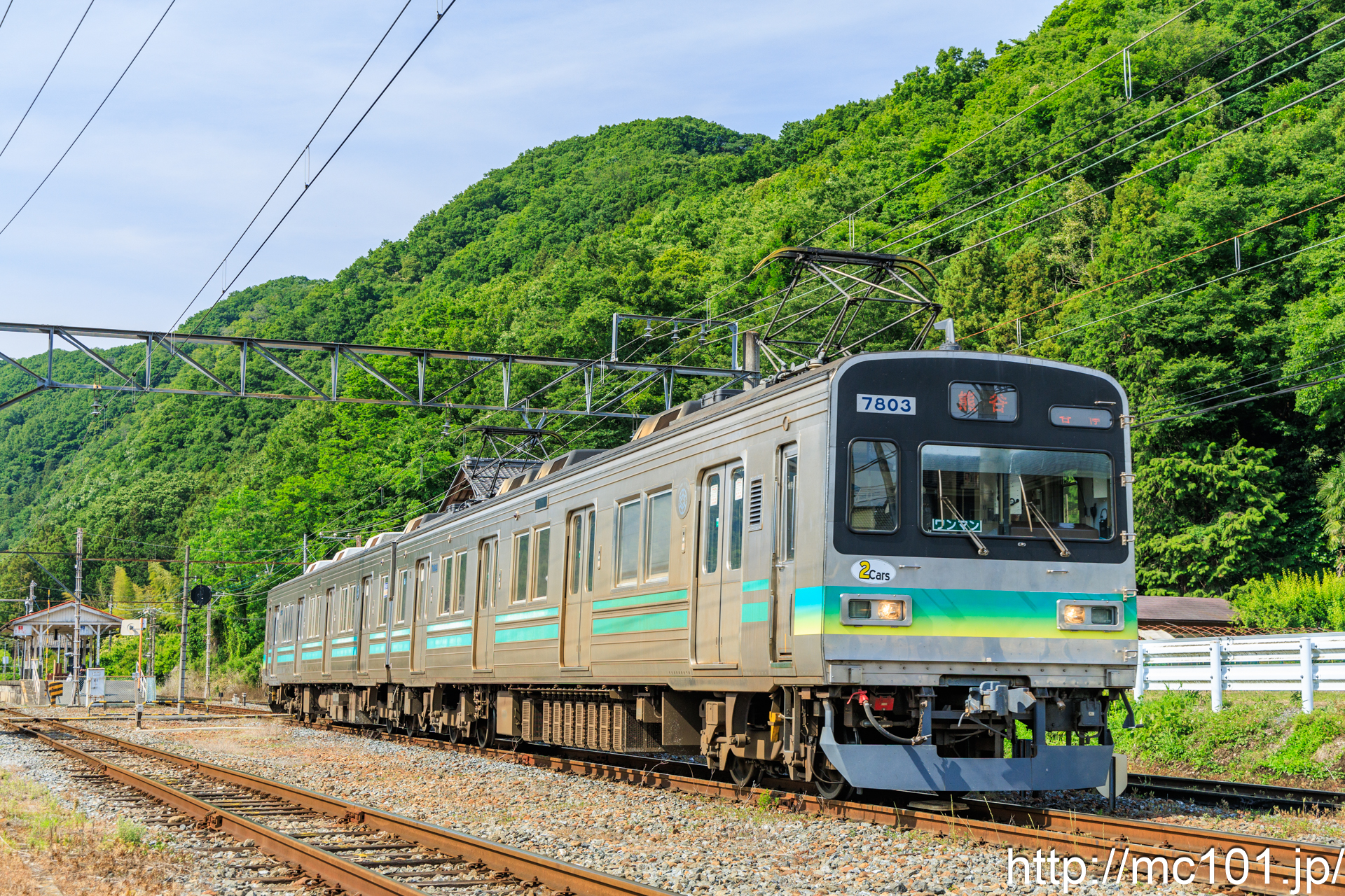秩父鉄道秩父本線波久礼駅付近 で撮影した秩父鉄道7800系7803 他 の写真