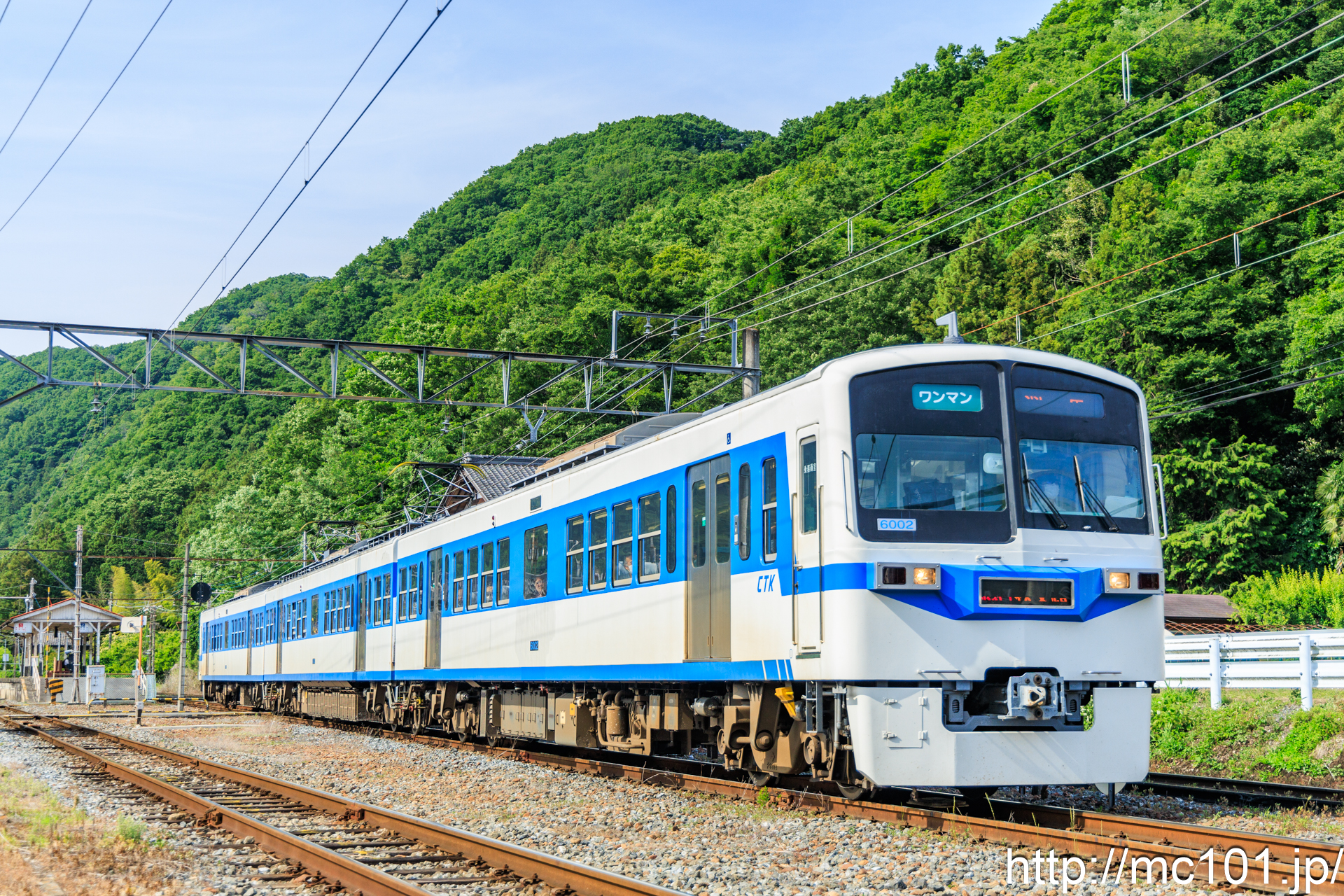 秩父鉄道秩父本線波久礼駅付近 で撮影した秩父鉄道6000系6002 他 の写真