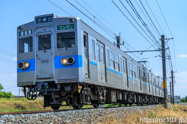 秩父鉄道秩父本線ふかや花園駅付近 で撮影した秩父鉄道5000系5203 他 の写真