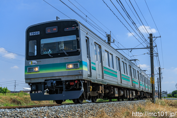 秩父鉄道秩父本線ふかや花園駅付近 で撮影した秩父鉄道7800系7902 他 の写真
