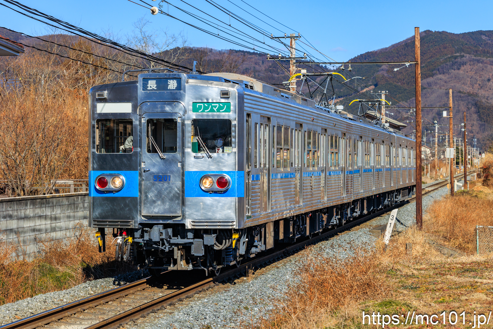 秩父鉄道秩父本線野上～長瀞間 で撮影した秩父鉄道5000系5201 他 の写真