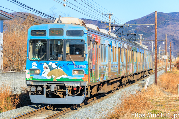 秩父鉄道秩父本線野上～長瀞間 で撮影した秩父鉄道7500系7502 他 の写真
