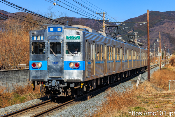 秩父鉄道秩父本線野上～長瀞間 で撮影した秩父鉄道5000系5202 他 の写真