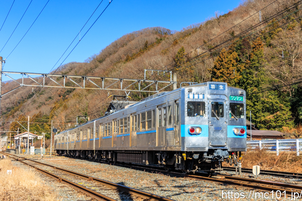 秩父鉄道秩父本線波久礼駅付近 で撮影した秩父鉄道5000系5003 他 の写真