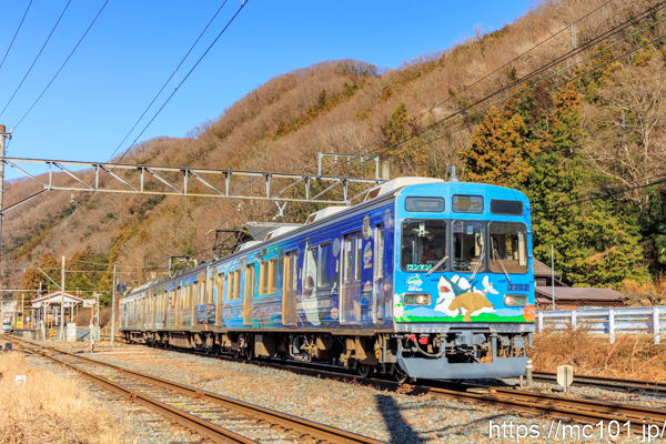 秩父鉄道秩父本線波久礼駅付近 で撮影した秩父鉄道7500系7702 他 の写真