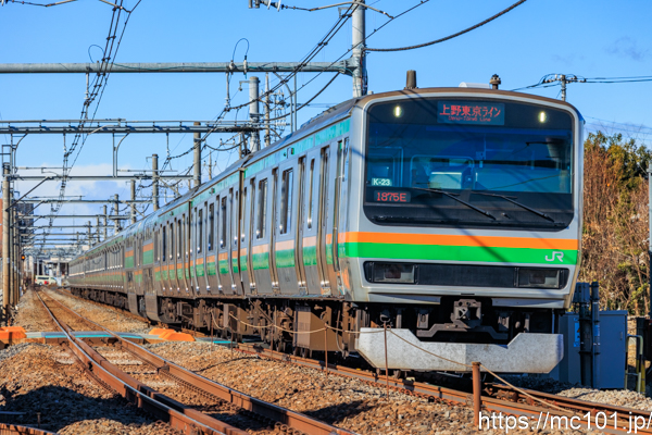 JR東日本高崎線吹上～行田間 で撮影したJR東日本E231系近郊タイプクハE230-8064 他 の写真
