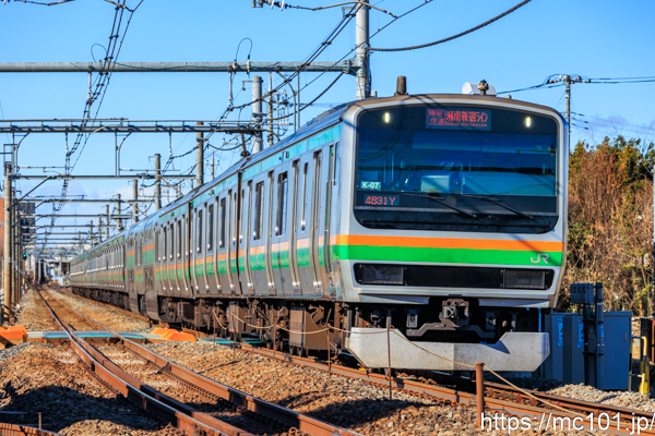 JR東日本高崎線吹上～行田間 で撮影したJR東日本E231系近郊タイプクハE230-8048 他 の写真