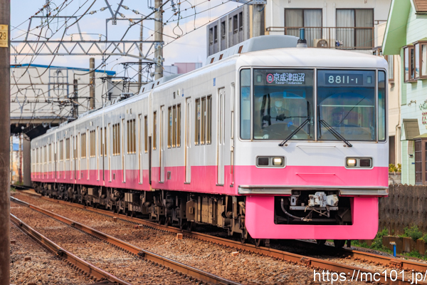 新京成電鉄新京成線五香～元山間 で撮影した新京成電鉄8800系8811-1 他 の写真