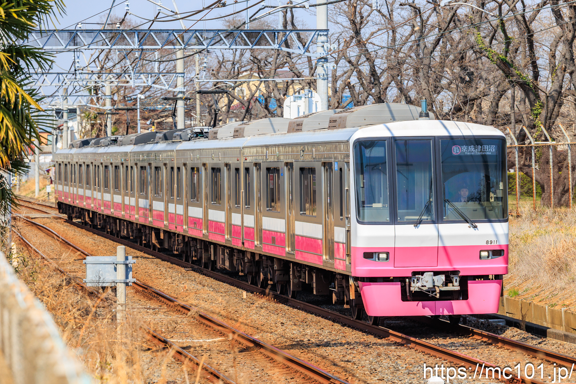 新京成電鉄新京成線元山～くぬぎ山間 で撮影した新京成電鉄8900系8911 他 の写真