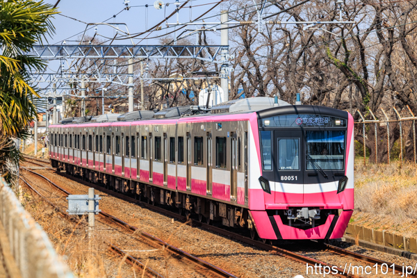新京成電鉄新京成線元山～くぬぎ山間 で撮影した新京成電鉄80000系80051 他 の写真