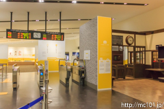 [京都鉄道博物館] いまの駅、むかしの駅(本館2階)