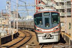 [大阪環状線寺田町駅] 1468電車、323系LS04編成
