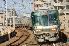[大阪環状線寺田町駅] 4164電車関空・紀州路快速、223系HE430編成他