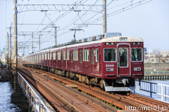 [阪急神戸線神崎川駅] 176列車、5000F