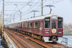 [阪急神戸線神崎川駅] 152列車、9000F