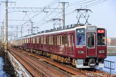 [阪急神戸線神崎川駅] 166列車特急、8035F+7023F