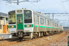 [東北本線岩切～陸前山王間] 2540M、719系H-7編成他