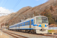 [秩父鉄道波久礼駅付近] 1006列車急行秩父路6号、6003F