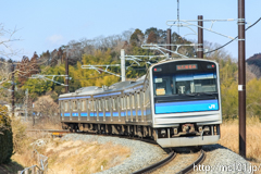 [仙石線手樽～陸前富山間] 922S、205系M15編成、後追い