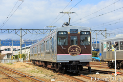 [福島交通飯坂線桜水駅付近] 46列車、1107F