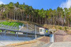 [三陸鉄道北リアス線十府ヶ浦海岸駅] 全景