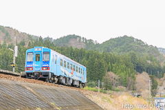[三陸鉄道北リアス線岩泉小本駅] 108D、36-101、入線