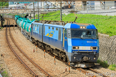 [南武線西府～谷保間] 貨物80列車、EH200-10牽引
