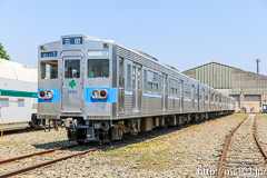 [秩父鉄道わくわく鉄道フェスタ2017] 個人的には本日のハイライトと思ってます。2011年の事故で運用を離脱した5004Fが都営三田線風のメイクアップをされました。