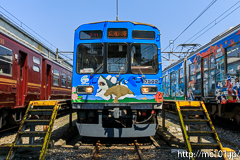 [秩父鉄道わくわく鉄道フェスタ2017] 7502F秩父ジオパークトレインは休憩車両となっていました。