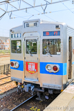 [秩父鉄道武川駅] 臨時列車、5000系5003F、急行表示、後ろから