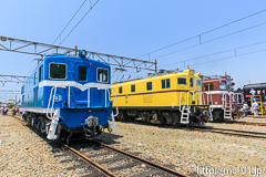 [秩父鉄道わくわく鉄道フェスタ2017] デキ103、デキ502、デキ505の並び