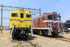 [秩父鉄道わくわく鉄道フェスタ2017] デキ502、デキ505の並び