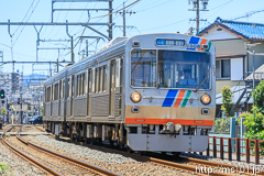 [静岡鉄道静岡清水線音羽町～春日町間] 1203列車、1000形1008F