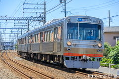 [静岡鉄道静岡清水線県立美術館前～草薙間] 1015列車、1000形1005F